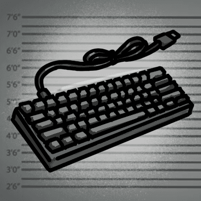 Razer Huntsman Mini 60% Gaming Keyboard; Fast Keyboard Switches, Clicky Optical Switches, Chroma RGB Lighting, PBT Keycaps, Onboard Memory, in Classic Black.